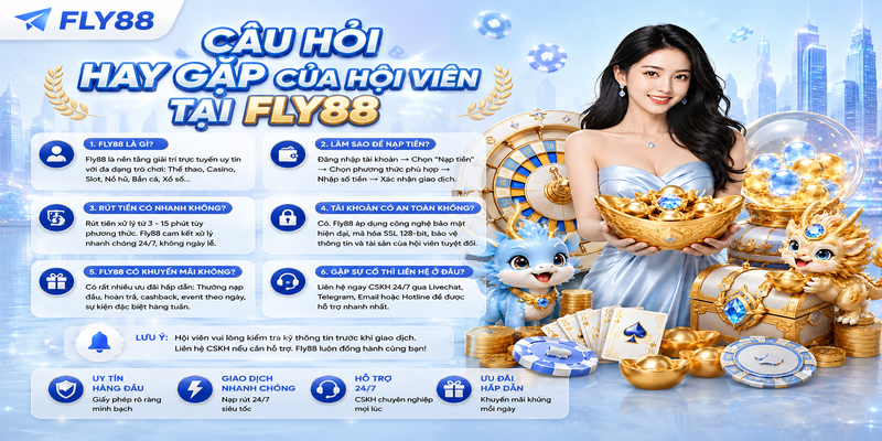 Câu hỏi hay gặp của hội viên Fly88