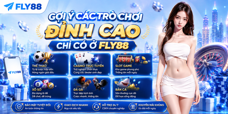 Gợi ý các trò chơi đỉnh cao chỉ có ở Fly88